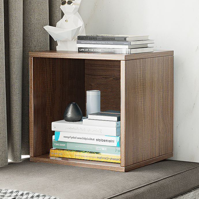 Scandinavian Standard Book Shelf 11.8" W Wood Bookcase for Home