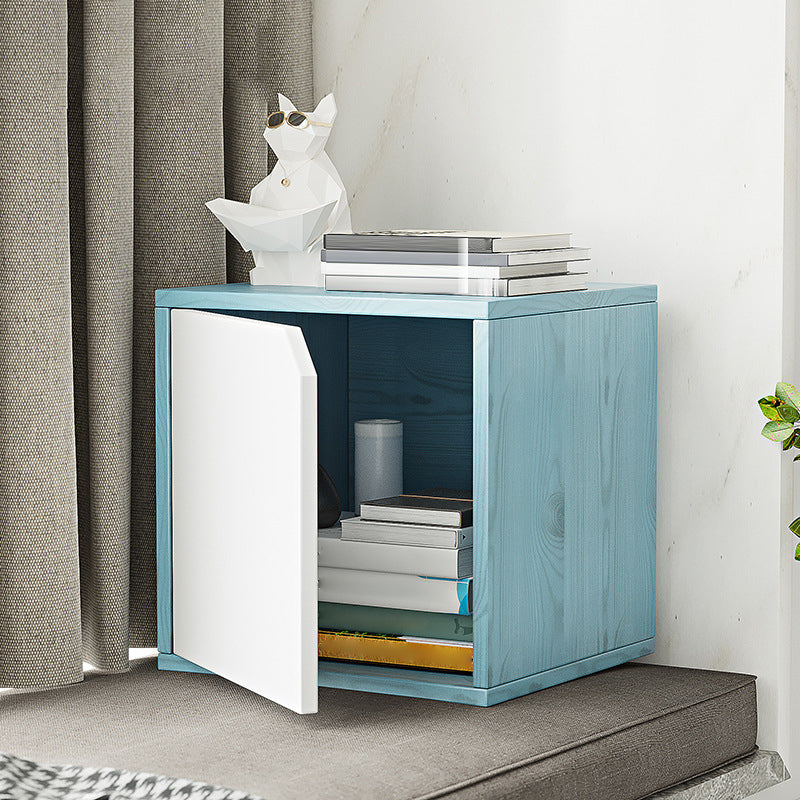 Scandinavian Standard Book Shelf 11.8" W Wood Bookcase for Home