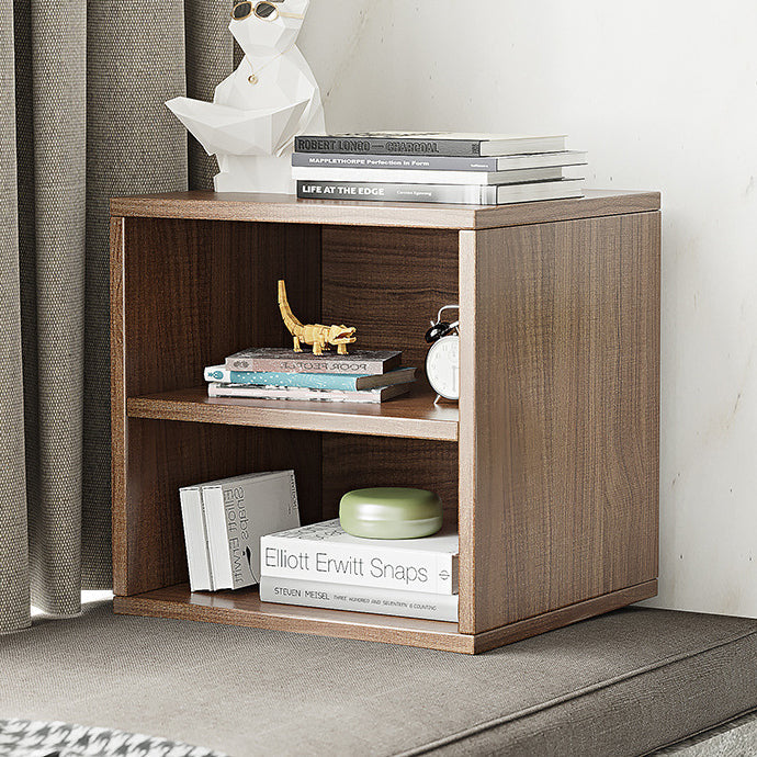 Scandinavian Standard Book Shelf 11.8" W Wood Bookcase for Home