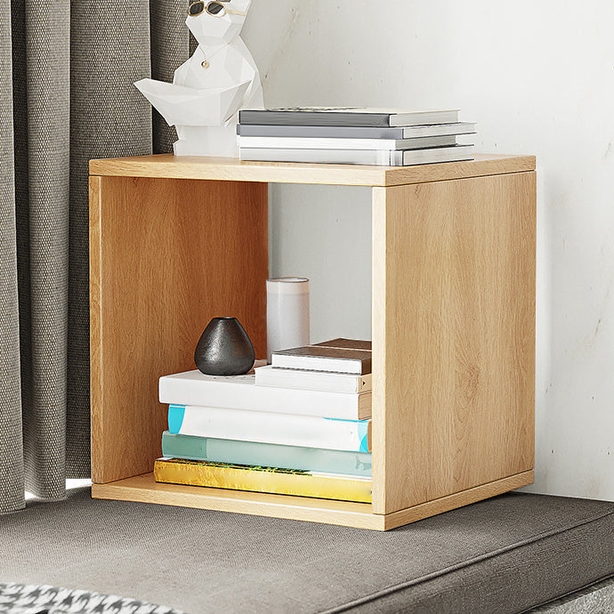 Scandinavian Standard Book Shelf 11.8" W Wood Bookcase for Home