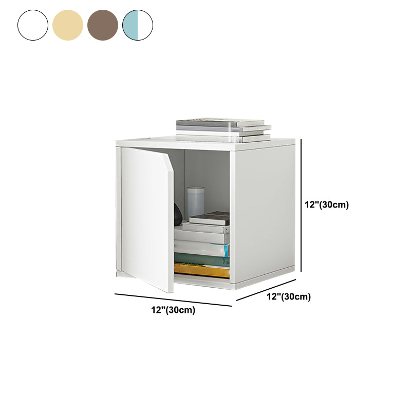 Scandinavian Standard Book Shelf 11.8" W Wood Bookcase for Home