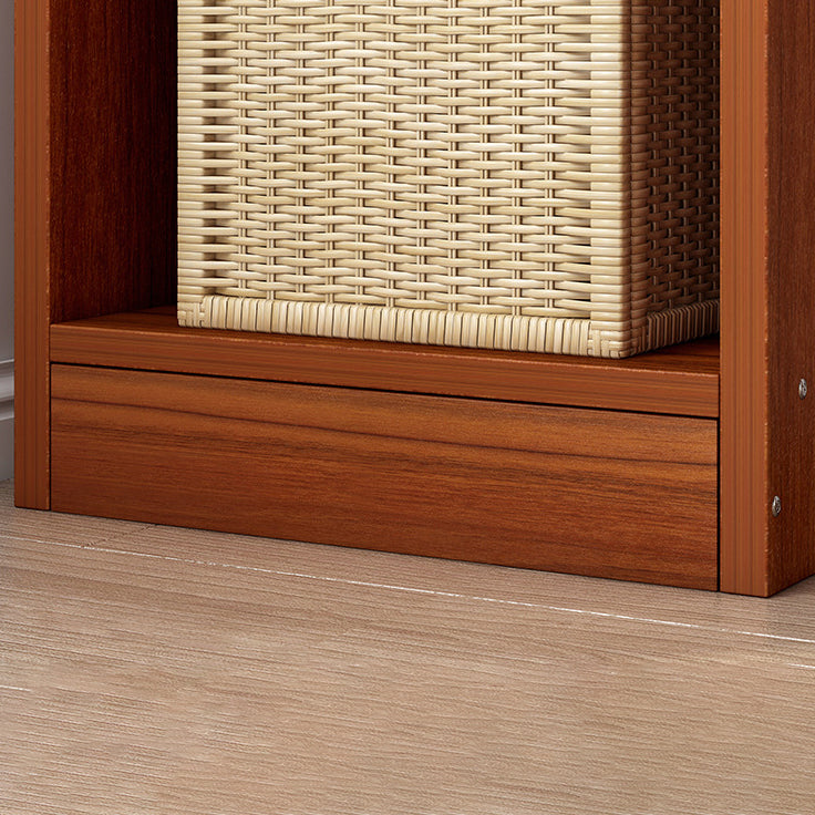 木製の本棚モダンホームリビングルームスタディコーナー本棚