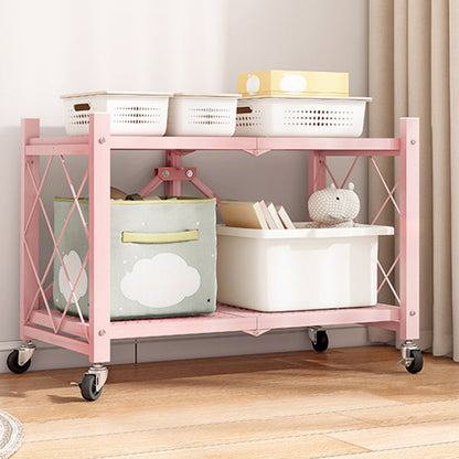 Libreria moderna in metallo, libreria geometrica aperta per qualsiasi stanza