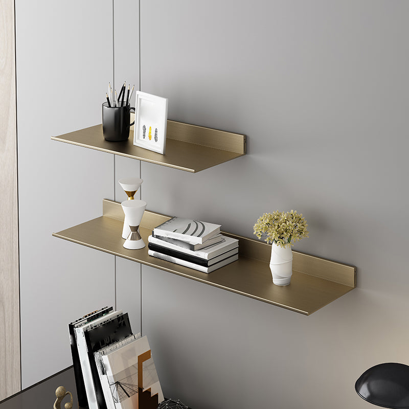 Metal Bookshelf Wall Mounted Contemporary Bookcase for Home Office Clearhalo 'Bookcases' 'furn' 'furn_bookcases' 'Furniture' 'Office Furniture' 5497998