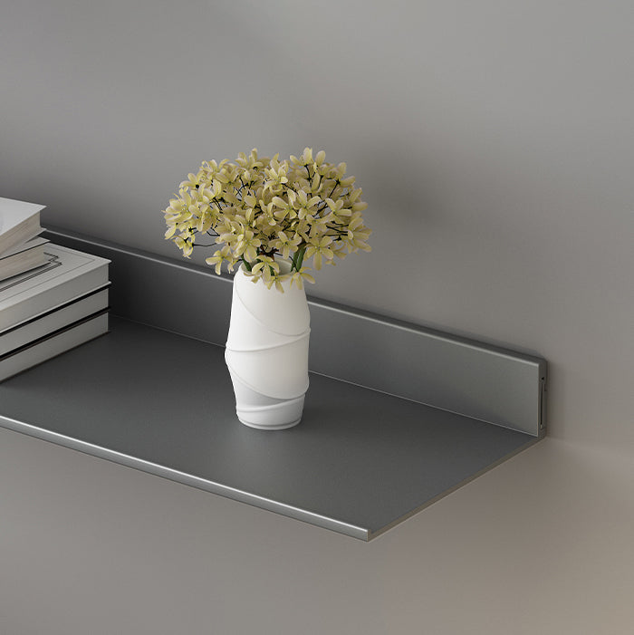 Metal Bookshelf Wall Mounted Contemporary Bookcase for Home Office Clearhalo 'Bookcases' 'furn' 'furn_bookcases' 'Furniture' 'Office Furniture' 5498007