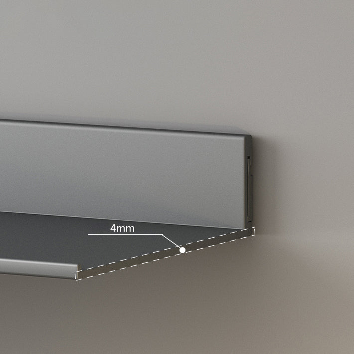 Metal Bookshelf Wall Mounted Contemporary Bookcase for Home Office Clearhalo 'Bookcases' 'furn' 'furn_bookcases' 'Furniture' 'Office Furniture' 5498008