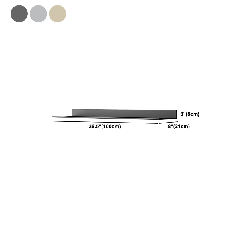 Metal Bookshelf Wall Mounted Contemporary Bookcase for Home Office Clearhalo 'Bookcases' 'furn' 'furn_bookcases' 'Furniture' 'Office Furniture' 5498018