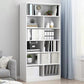 Closed Wooden Bookcase Modern Home Bedroom Living Room Standard Bookshelf