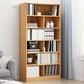 Closed Wooden Bookcase Modern Home Bedroom Living Room Standard Bookshelf