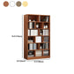 Closed Wooden Bookcase Modern Home Bedroom Living Room Standard Bookshelf