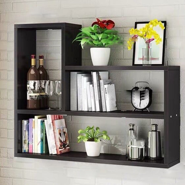 Modern Floating Book Shelf Wall Mounted Manufactured Wood Bookcase Clearhalo 'Bookcases' 'furn' 'furn_bookcases' 'Furniture' 'Office Furniture' 5498062