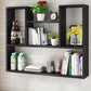 Modern Floating Book Shelf Wall Mounted Manufactured Wood Bookcase Clearhalo 'Bookcases' 'furn' 'furn_bookcases' 'Furniture' 'Office Furniture' 5498064