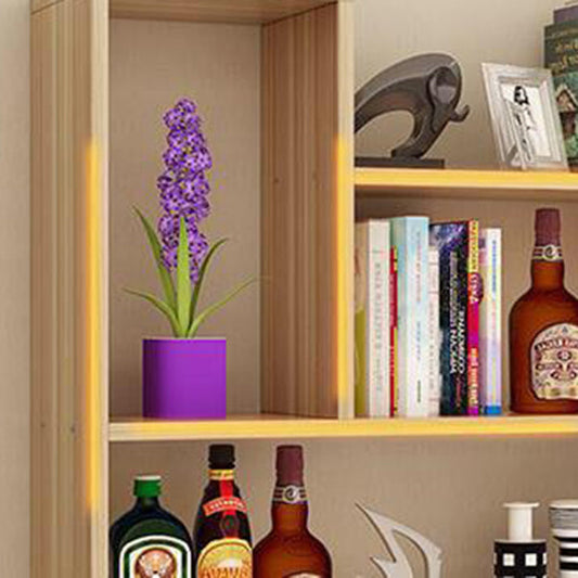 Modern Floating Book Shelf Wall Mounted Manufactured Wood Bookcase Clearhalo 'Bookcases' 'furn' 'furn_bookcases' 'Furniture' 'Office Furniture' 5498068
