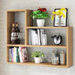 Modern Floating Book Shelf Wall Mounted Manufactured Wood Bookcase 31.5"L x 5.9"W x 23.6"H Natural Clearhalo 'Bookcases' 'furn' 'furn_bookcases' 'Furniture' 'Office Furniture' 5498077
