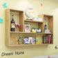 Modern Floating Book Shelf Wall Mounted Manufactured Wood Bookcase Clearhalo 'Bookcases' 'furn' 'furn_bookcases' 'Furniture' 'Office Furniture' 5498082
