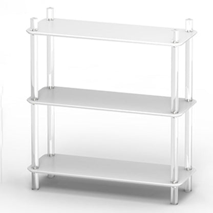 Acrylic Frame Bookshelf Open Storage Scandinavian Etagere Bookcase 30.7"L x 11.8"W x 34.6"H Clearhalo 'Bookcases' 'furn' 'furn_bookcases' 'Furniture' 'Office Furniture' 5498196