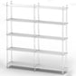 Acrylic Frame Bookshelf Open Storage Scandinavian Etagere Bookcase 58.3"L x 11.8"W x 61.4"H Clearhalo 'Bookcases' 'furn' 'furn_bookcases' 'Furniture' 'Office Furniture' 5498201