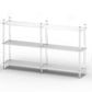 Acrylic Frame Bookshelf Open Storage Scandinavian Etagere Bookcase 58.3"L x 11.8"W x 34.6"H Clearhalo 'Bookcases' 'furn' 'furn_bookcases' 'Furniture' 'Office Furniture' 5498203