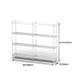 Acrylic Frame Bookshelf Open Storage Scandinavian Etagere Bookcase Clearhalo 'Bookcases' 'furn' 'furn_bookcases' 'Furniture' 'Office Furniture' 5498213