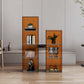 Closed Back Storage Bookshelf Scandinavian Standard Acrylic Bookcase Clearhalo 'Bookcases' 'furn' 'furn_bookcases' 'Furniture' 'Office Furniture' 5498245