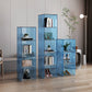 Closed Back Storage Bookshelf Scandinavian Standard Acrylic Bookcase Clearhalo 'Bookcases' 'furn' 'furn_bookcases' 'Furniture' 'Office Furniture' 5498248