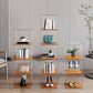 Closed Back Storage Bookshelf Scandinavian Standard Acrylic Bookcase Clearhalo 'Bookcases' 'furn' 'furn_bookcases' 'Furniture' 'Office Furniture' 5498252