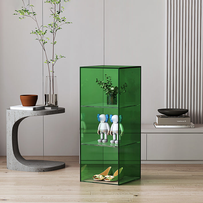 Closed Back Storage Bookshelf Scandinavian Standard Acrylic Bookcase Clearhalo 'Bookcases' 'furn' 'furn_bookcases' 'Furniture' 'Office Furniture' 5498258