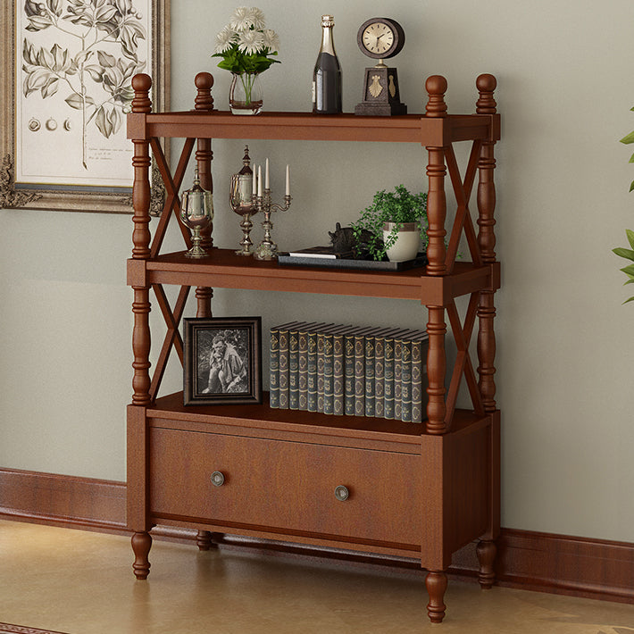 Rectangle Solid Wood Storage Bookshelf Nordic Study Room Bookcase Clearhalo 'Bookcases' 'furn' 'furn_bookcases' 'Furniture' 'Office Furniture' 5498269