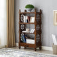Rectangle Solid Wood Storage Bookshelf Nordic Study Room Bookcase 31.5"L x 11.8"W x 58.3"H Brown Clearhalo 'Bookcases' 'furn' 'furn_bookcases' 'Furniture' 'Office Furniture' 5498285