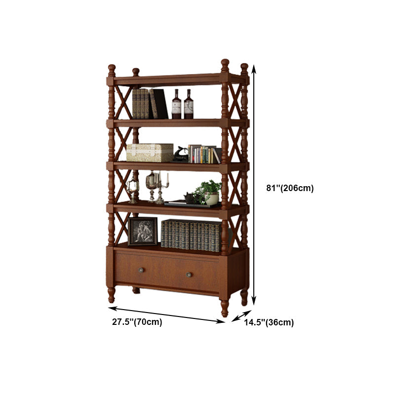 Rectangle Solid Wood Storage Bookshelf Nordic Study Room Bookcase Clearhalo 'Bookcases' 'furn' 'furn_bookcases' 'Furniture' 'Office Furniture' 5498310