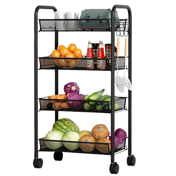 Modern Iron Bookcase, 10.5" W Geometric Bookshelf for Any Room