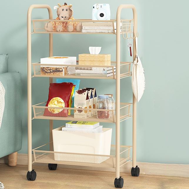 Modern Iron Bookcase, 10.5" W Geometric Bookshelf for Any Room