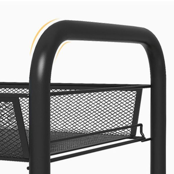 Modern Iron Bookcase, 10.5" W Geometric Bookshelf for Any Room