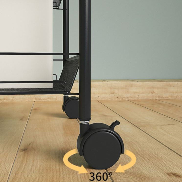 Modern Iron Bookcase, 10.5" W Geometric Bookshelf for Any Room