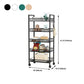 Modern Iron Bookcase, 10.5" W Geometric Bookshelf for Any Room