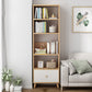 Bibliothèque en bois ouvert Modern Minimalist Home Living Room Bedroom Bibelle