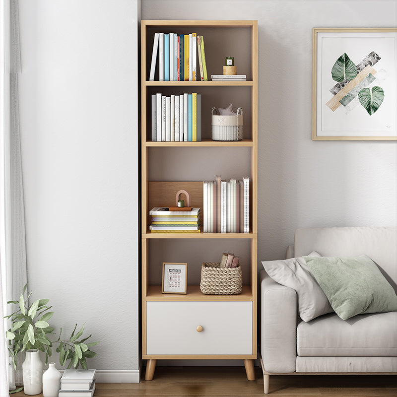 Bibliothèque en bois ouvert Modern Minimalist Home Living Room Bedroom Bibelle