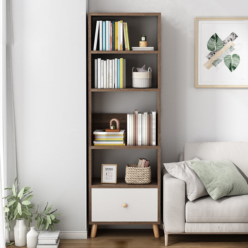 Bibliothèque en bois ouvert Modern Minimalist Home Living Room Bedroom Bibelle