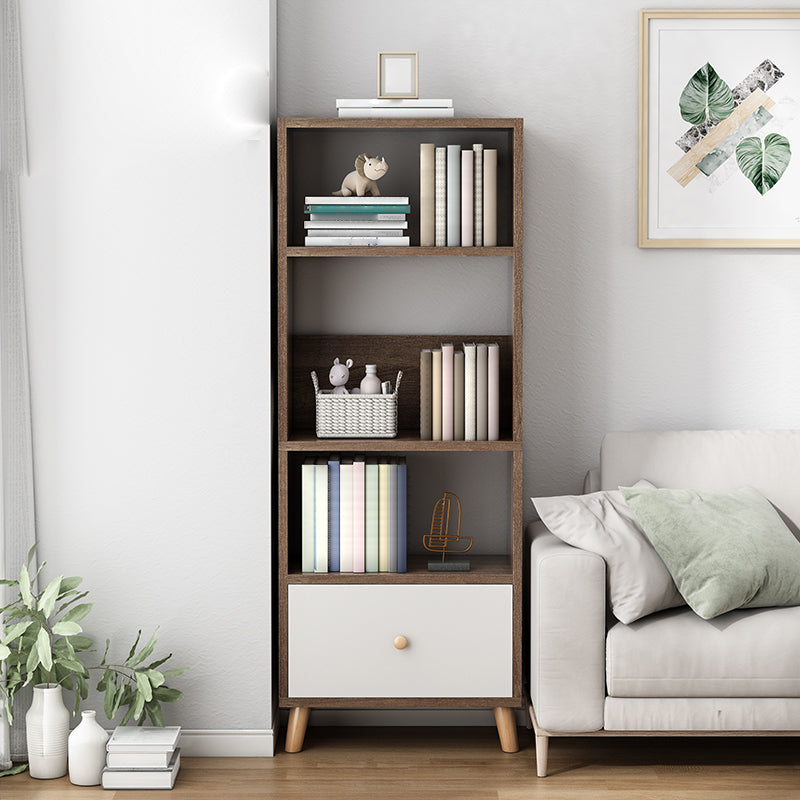 Bibliothèque en bois ouvert Modern Minimalist Home Living Room Bedroom Bibelle