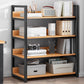 Offenes Metall -Holzbuchhandel Modern Home Wohnzimmer Bücherregal