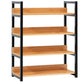 Offenes Metall -Holzbuchhandel Modern Home Wohnzimmer Bücherregal