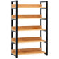 Offenes Metall -Holzbuchhandel Modern Home Wohnzimmer Bücherregal