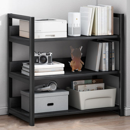 Offenes Metall -Holzbuchhandel Modern Home Wohnzimmer Bücherregal