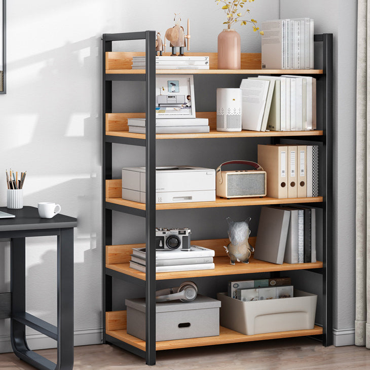 Offenes Metall -Holzbuchhandel Modern Home Wohnzimmer Bücherregal