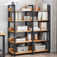 Offenes Metall -Holzbuchhandel Modern Home Wohnzimmer Bücherregal