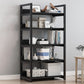 Offenes Metall -Holzbuchhandel Modern Home Wohnzimmer Bücherregal