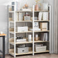 Offenes Metall -Holzbuchhandel Modern Home Wohnzimmer Bücherregal