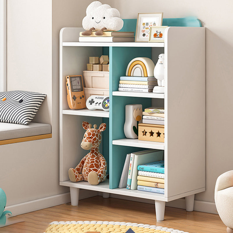 11.8"H Modern Bookshelf Engineered Wood 4-Shelf Standard Bookcase for Home Office Clearhalo 'Bookcases' 'furn' 'furn_bookcases' 'Furniture' 'Office Furniture' 5498464