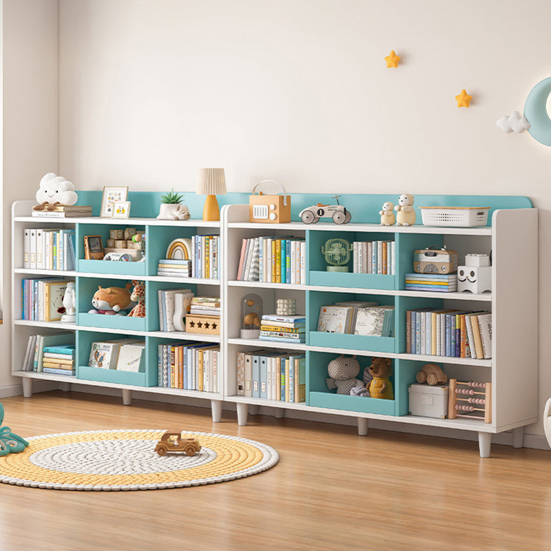 11.8"H Modern Bookshelf Engineered Wood 4-Shelf Standard Bookcase for Home Office Clearhalo 'Bookcases' 'furn' 'furn_bookcases' 'Furniture' 'Office Furniture' 5498482