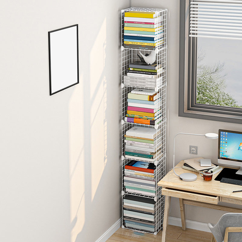 Bibliothèque en métal contemporain fermé étagère pour le salon